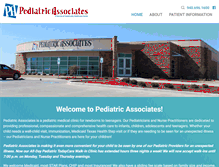 Tablet Screenshot of pediatricassociateswf.com